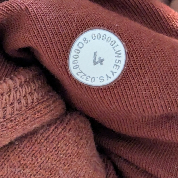 Lululemon Scuba Sweatpants High Rise Fleece Drawstring Jogger in Date Brown Sz 4 - Picture 9 of 14